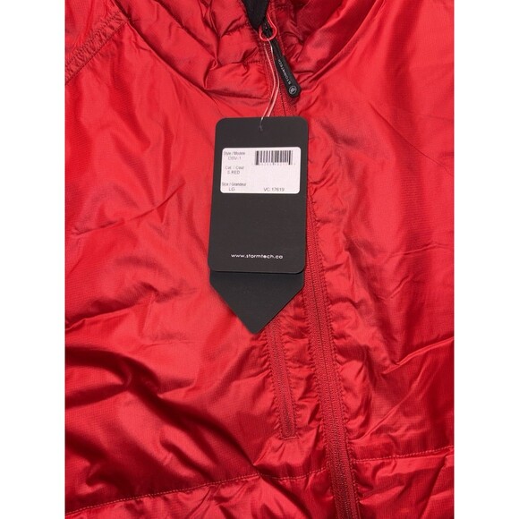 Stormtech Performance Men’s Down Vest - Red Size Large - Picture 8 of 11